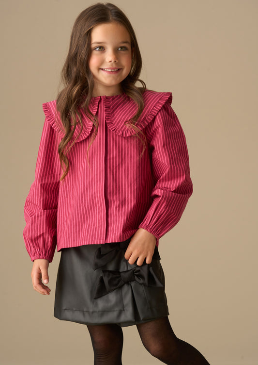 Maggie Frill Collar Shirt