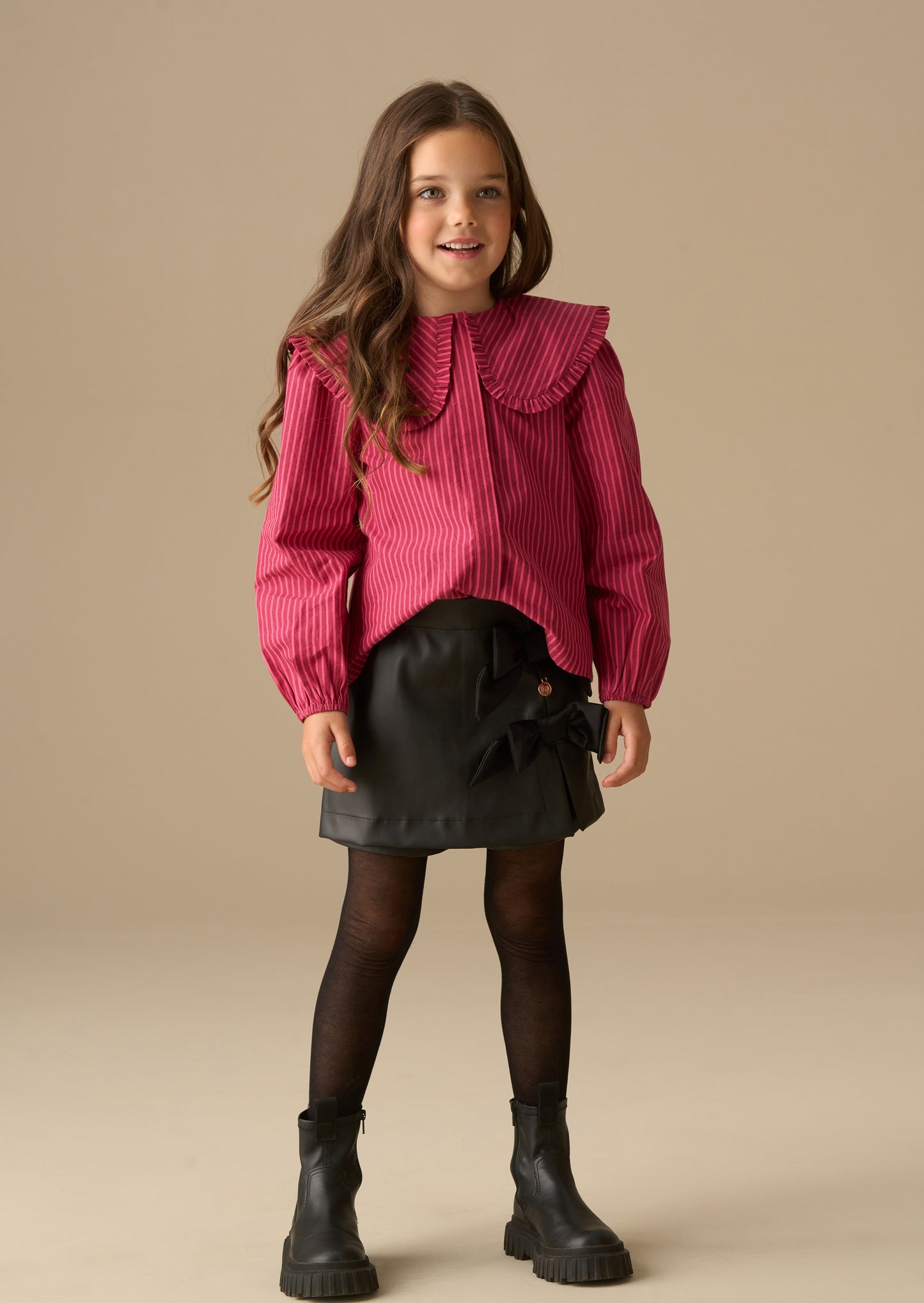 Maggie Frill Collar Shirt