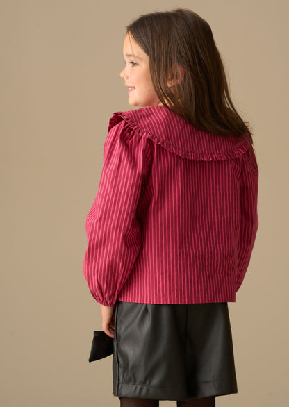Maggie Frill Collar Shirt