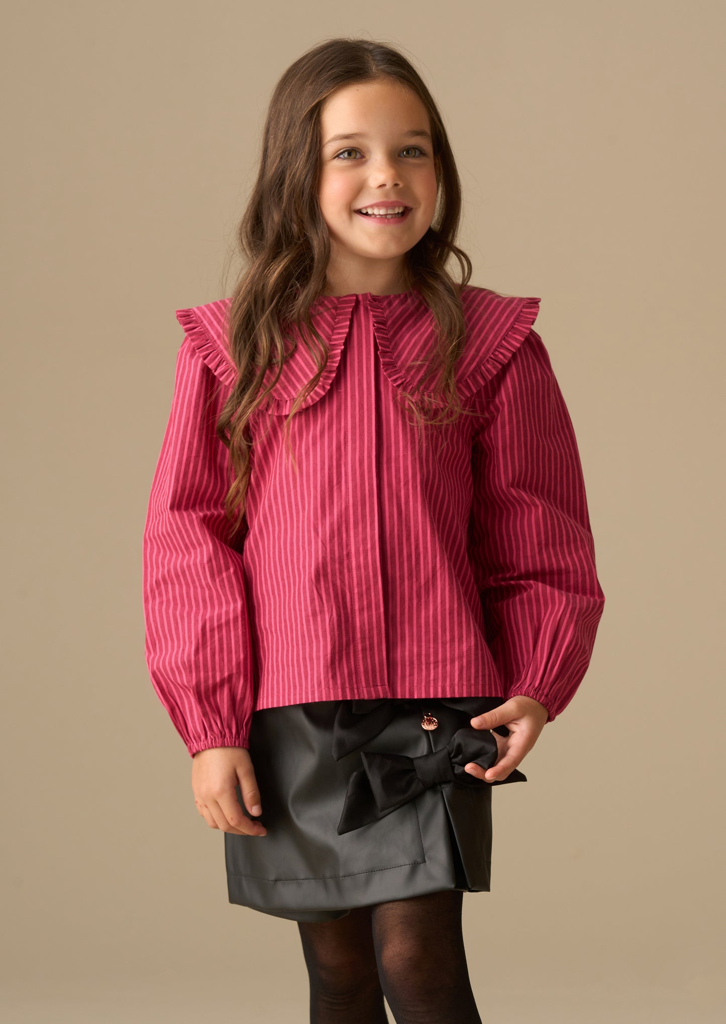 Maggie Frill Collar Shirt