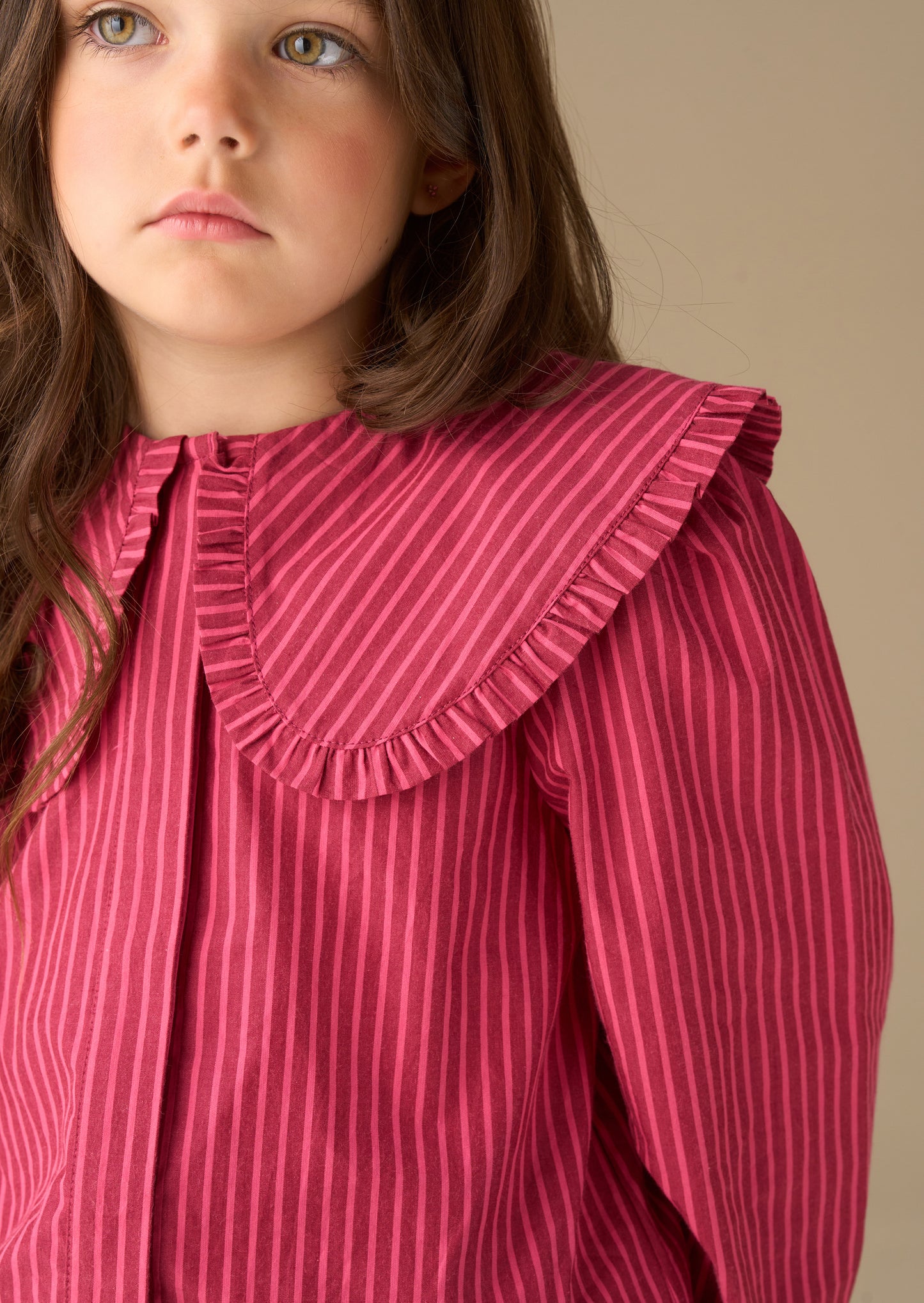 Maggie Frill Collar Shirt