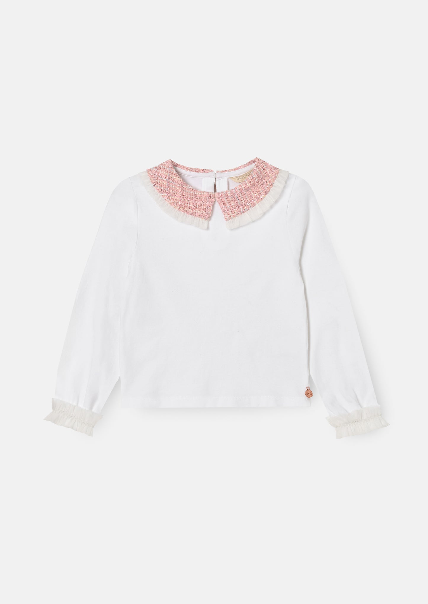 Faye Tweed Collar Ls Top