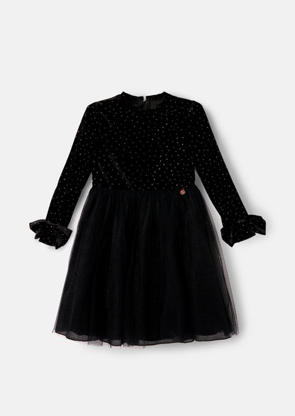 Elsie Velvet Tulle Dress