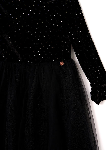 Elsie Velvet Tulle Dress