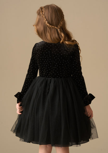 Elsie Velvet Tulle Dress