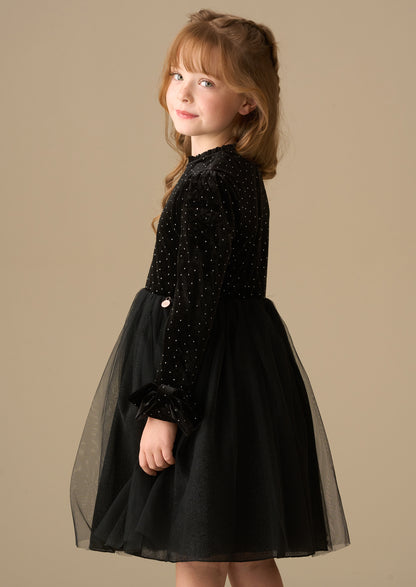 Elsie Velvet Tulle Dress