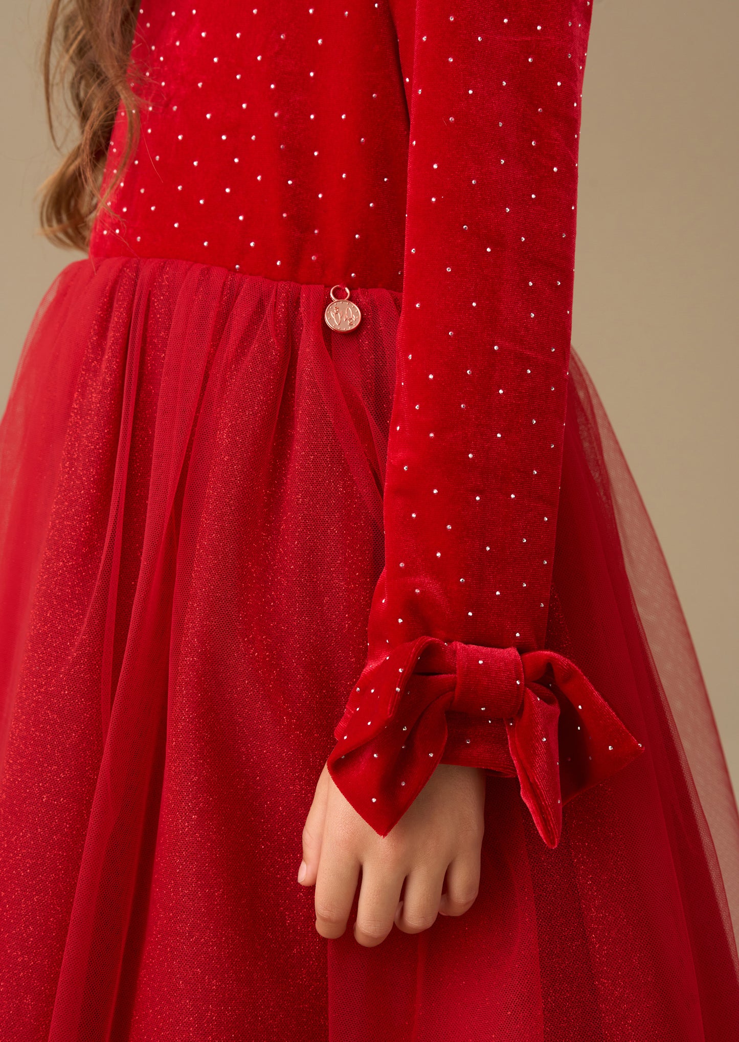 Elsie Velvet Tulle Dress