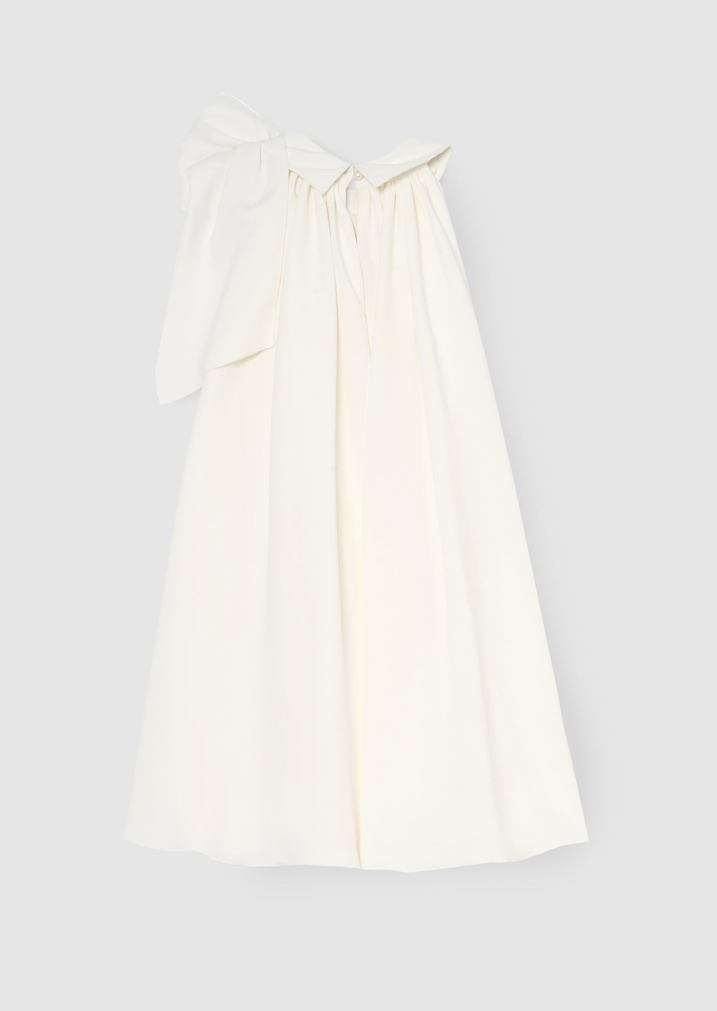 Amelia White Bow Swing Dress
