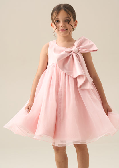 Paris Blush Bow Dress