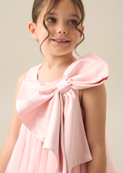 Paris Blush Bow Dress