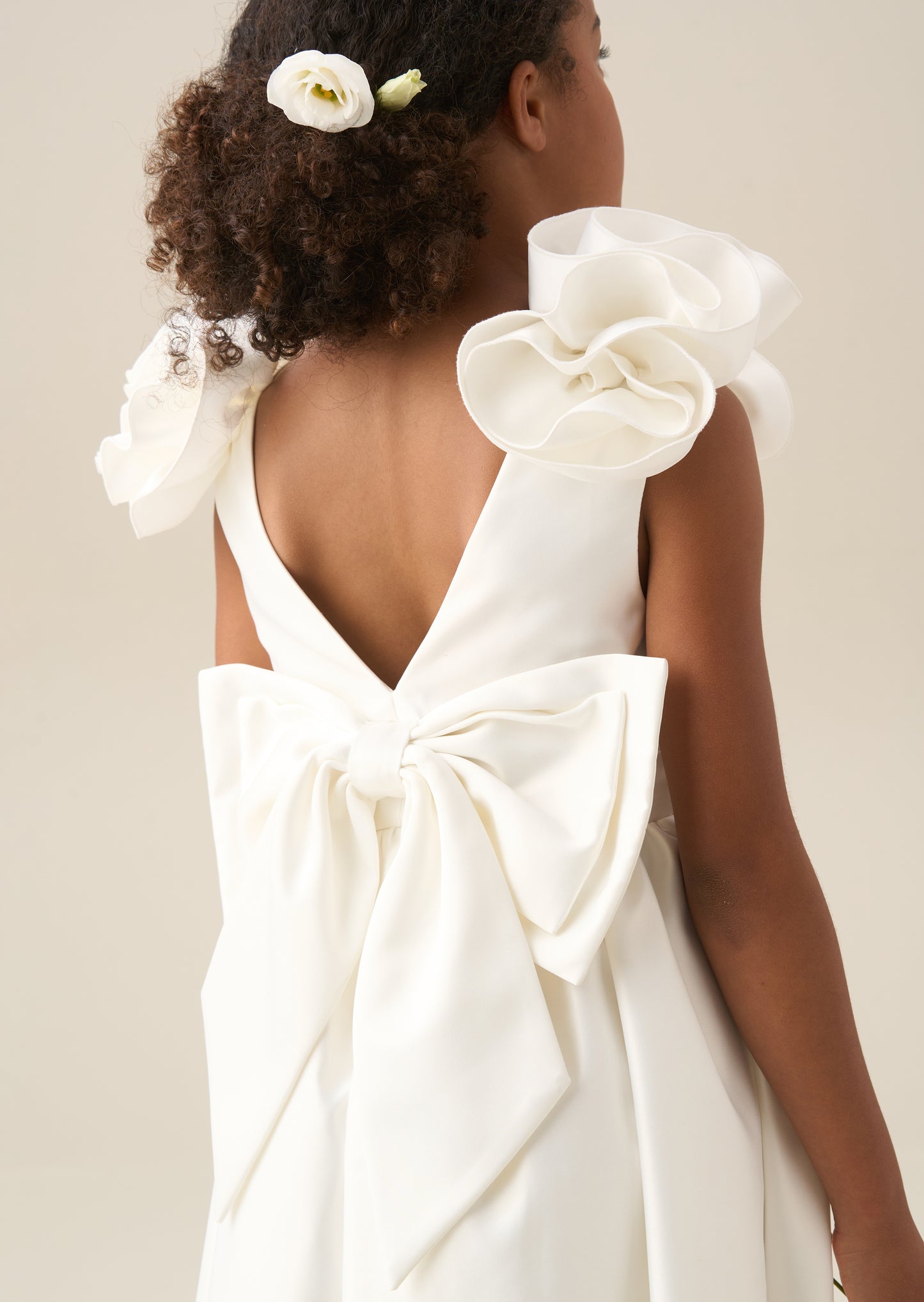 Coco Puff Sleeve Bow Back Dress