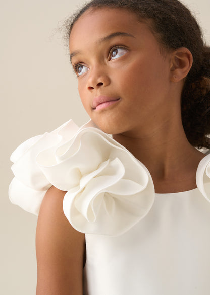 Coco Puff Sleeve Bow Back Dress