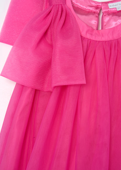 Talullah Bow Shoulder Tulle Dress