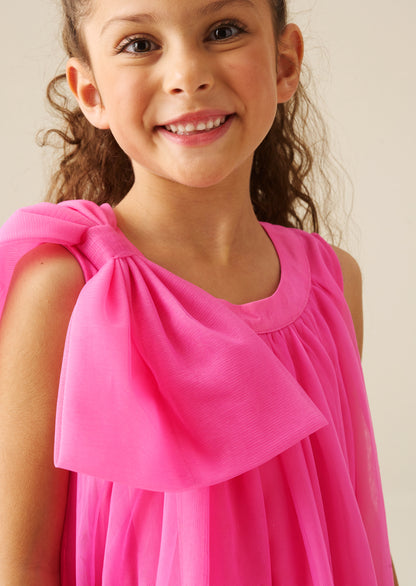 Talullah Bow Shoulder Tulle Dress