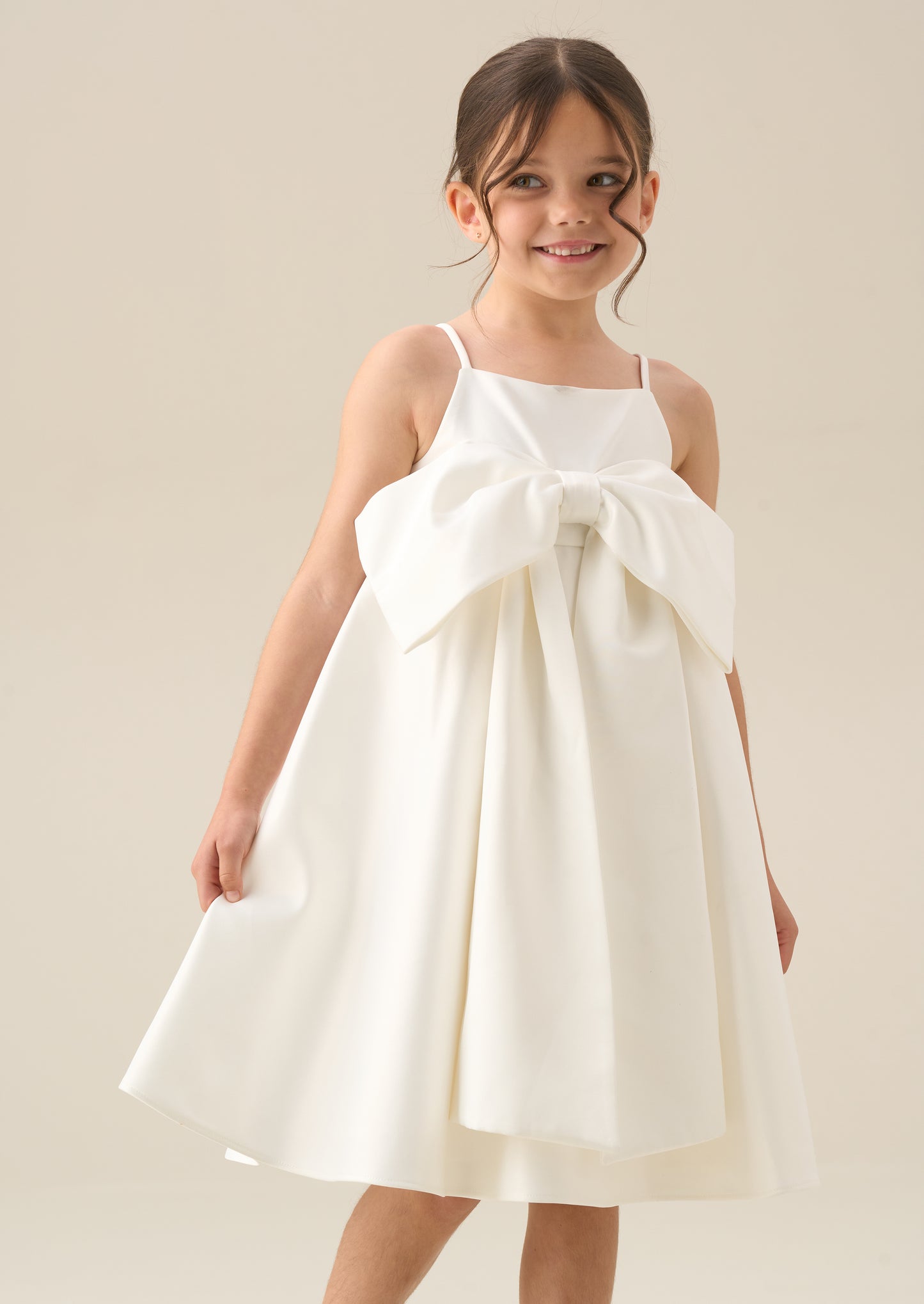 Gabriella Bow Pleat Dress