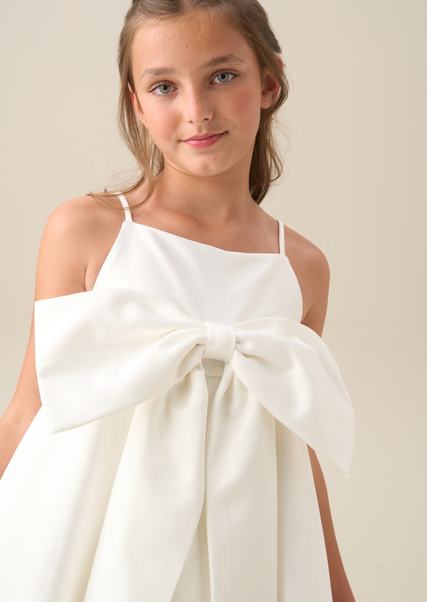 Gabriella Bow Pleat Dress