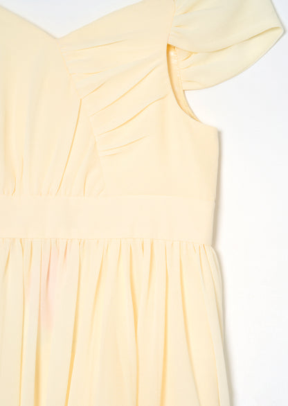 Lena Yellow Maxi Dress