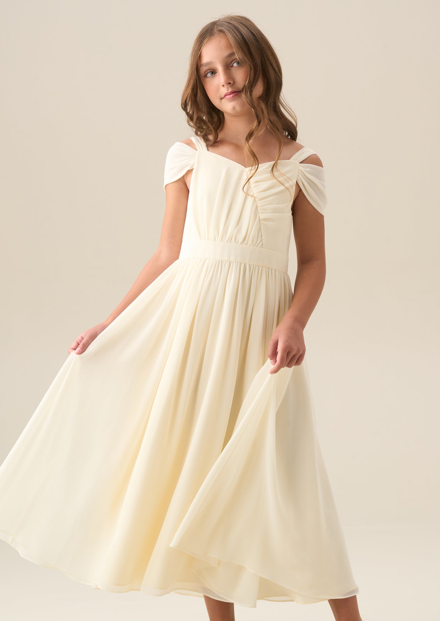 Lena Yellow Maxi Dress