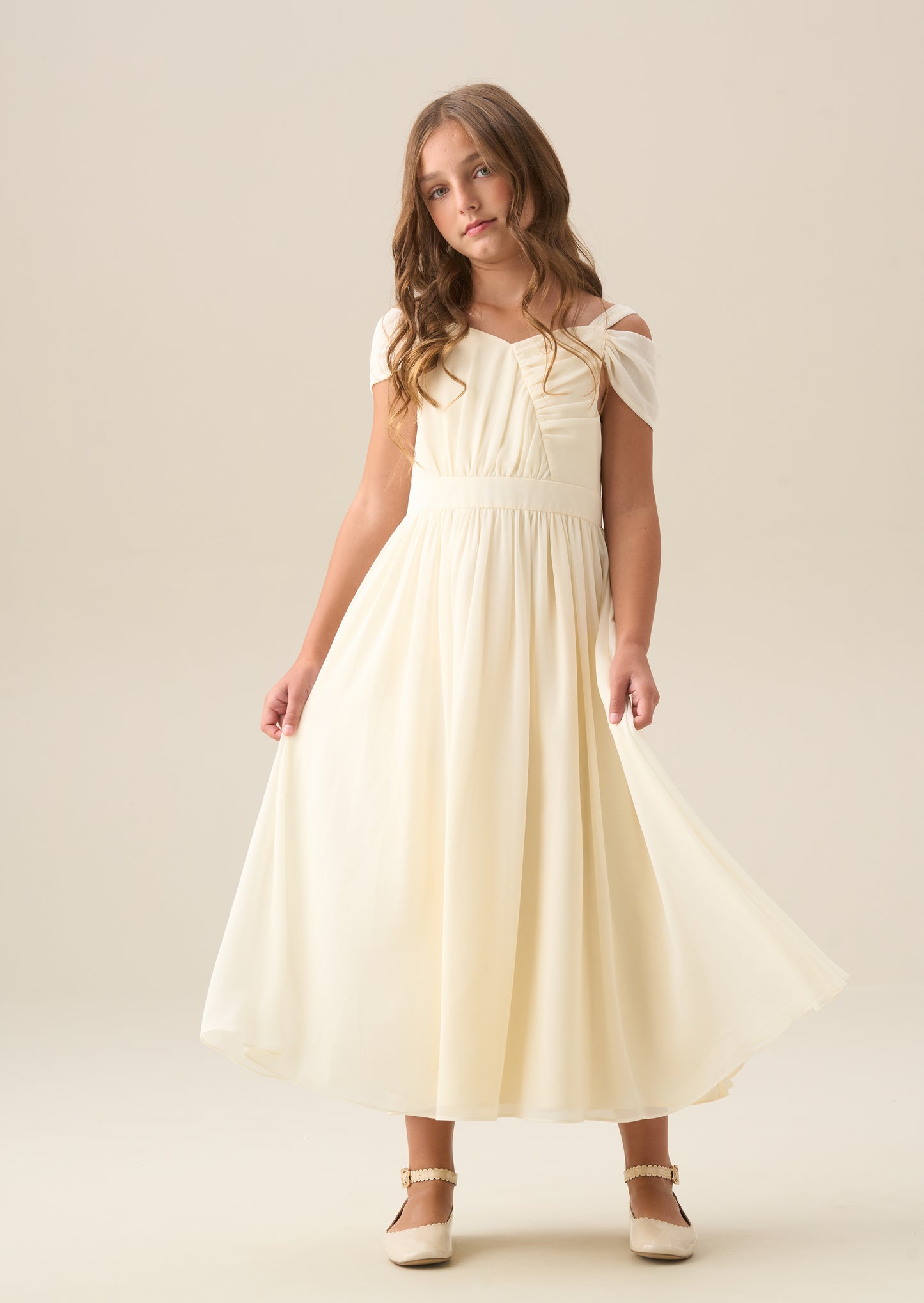 Lena Yellow Maxi Dress