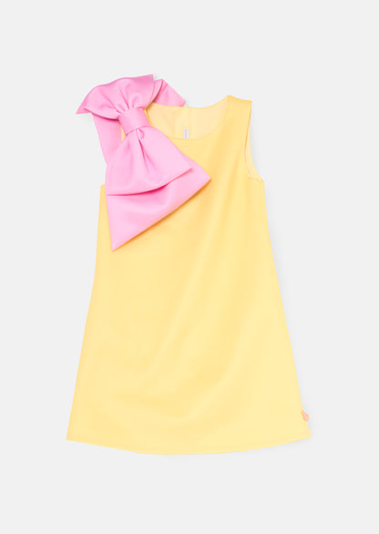 Thea Oversized Bow Shoulder Dress