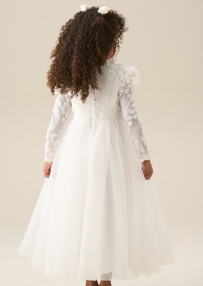 Gabrielle Embellished Mesh Dress