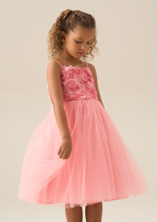 Rosie Embellished Flower Dress