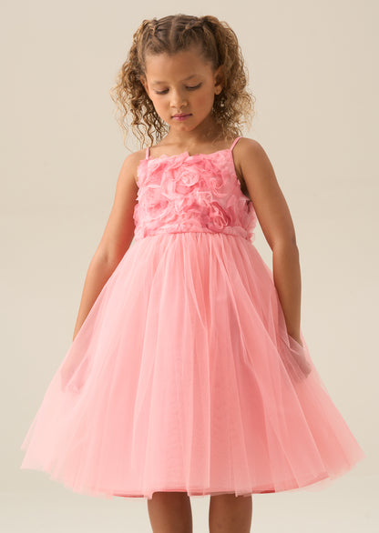 Rosie Embellished Flower Dress
