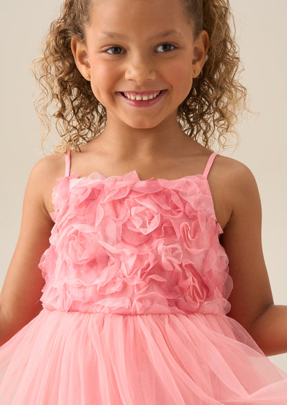 Rosie Embellished Flower Dress