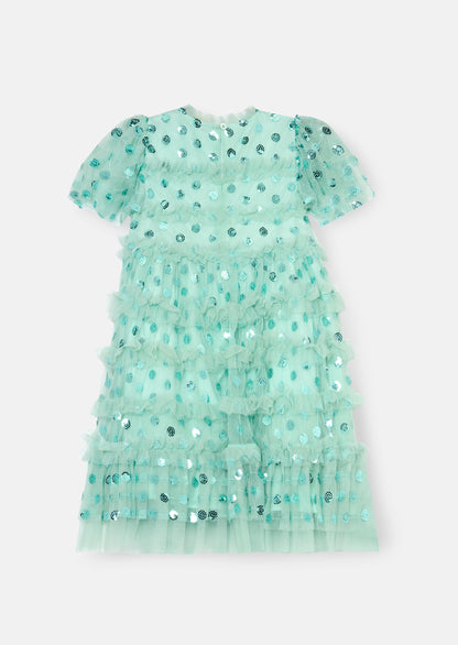 Bea Mesh Frill Dress