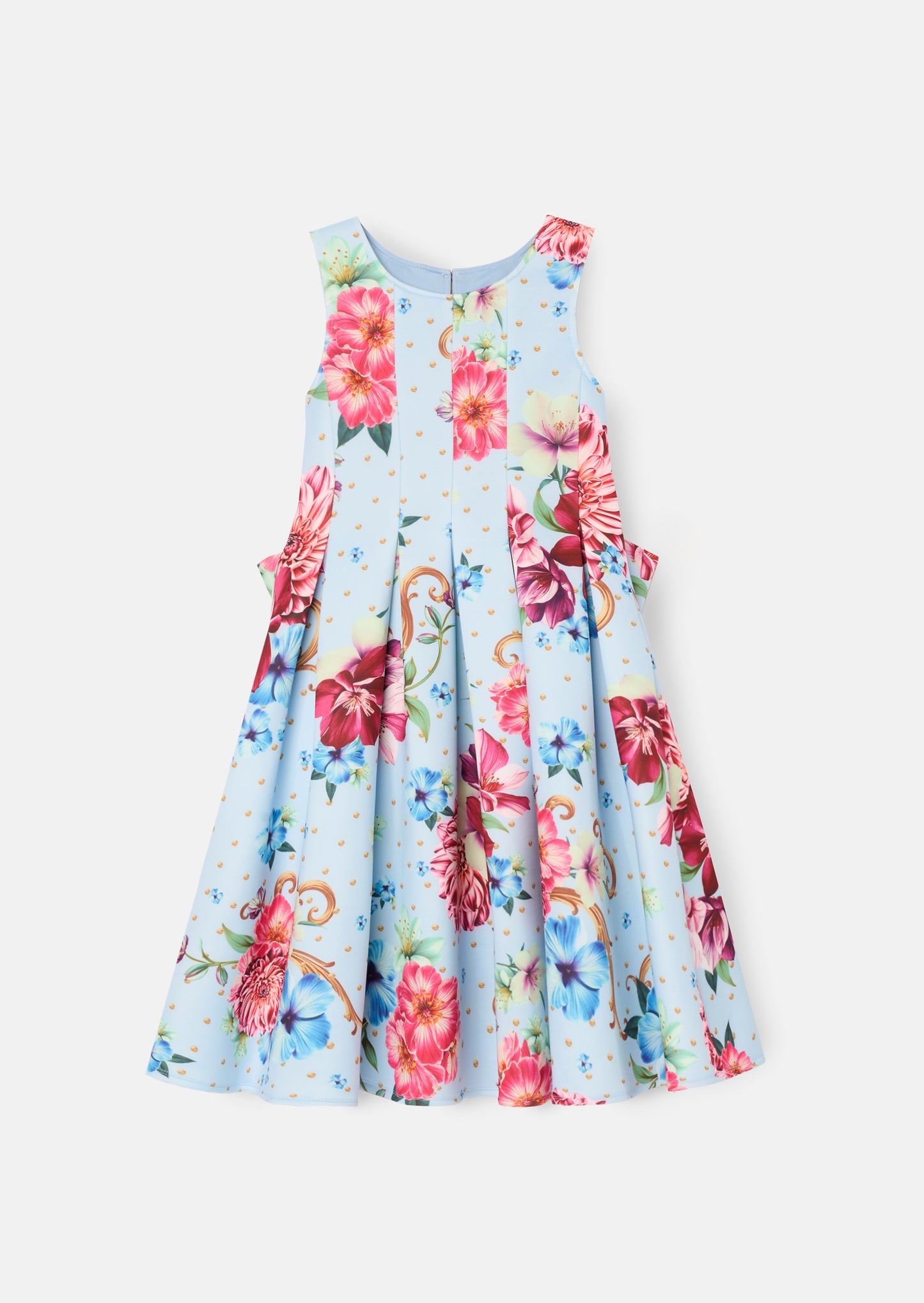 Lola Pleated Fitted Dress