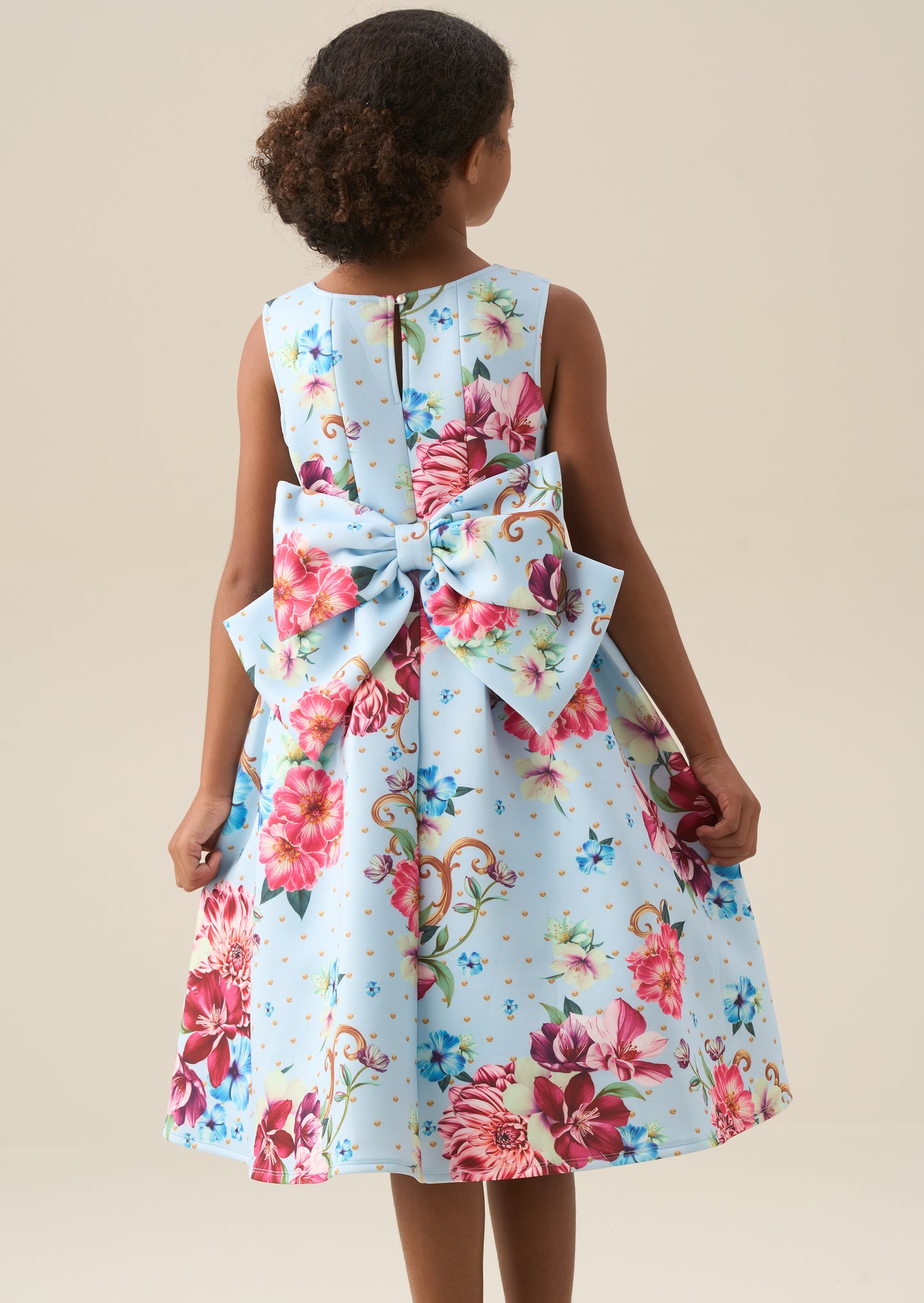 Lola Pleated Fitted Dress