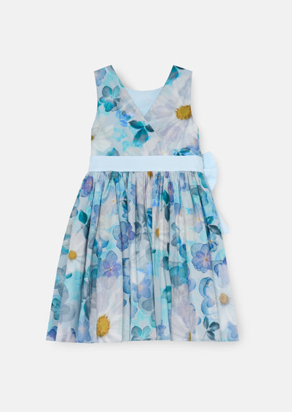Elsa Print Bow Waist Dress