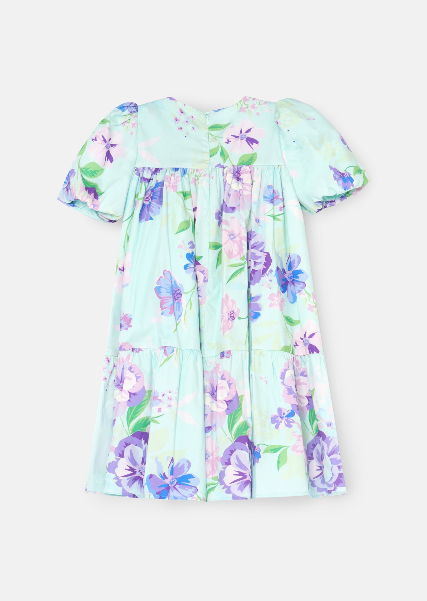 Lucia Puff Sleeve Bow Front Dress