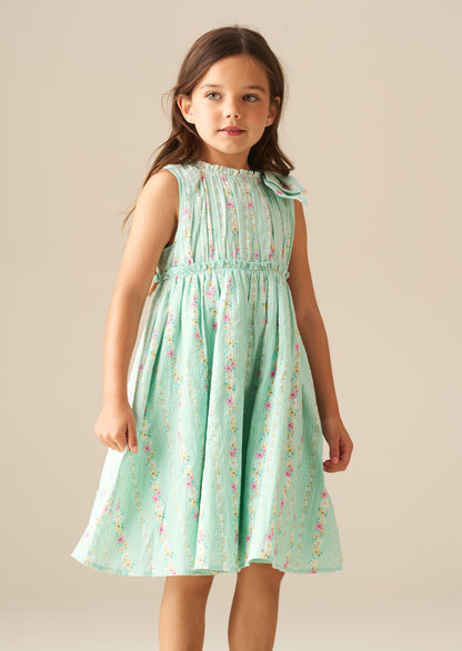 Gianna Floral Stripe Dress