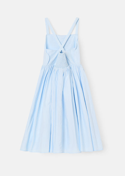 Allegra Corsage Scallop Swing Dress