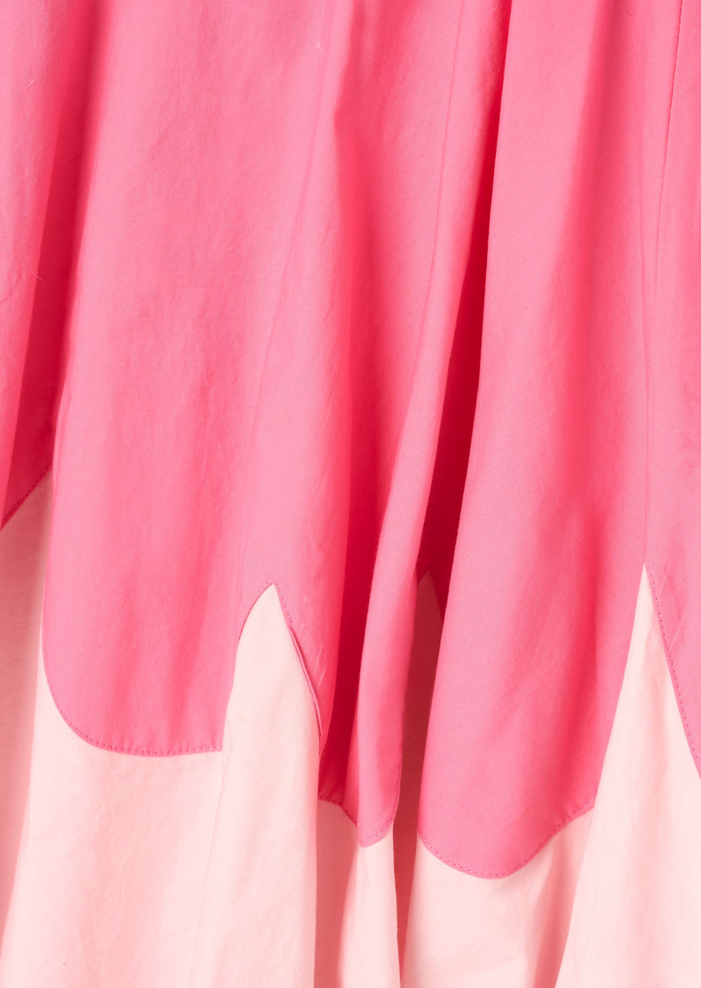 Allegra Pink Scallop Swing Dress