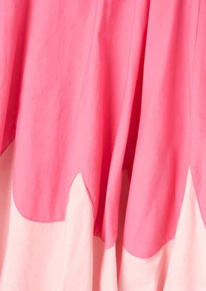 Allegra Pink Scallop Swing Dress