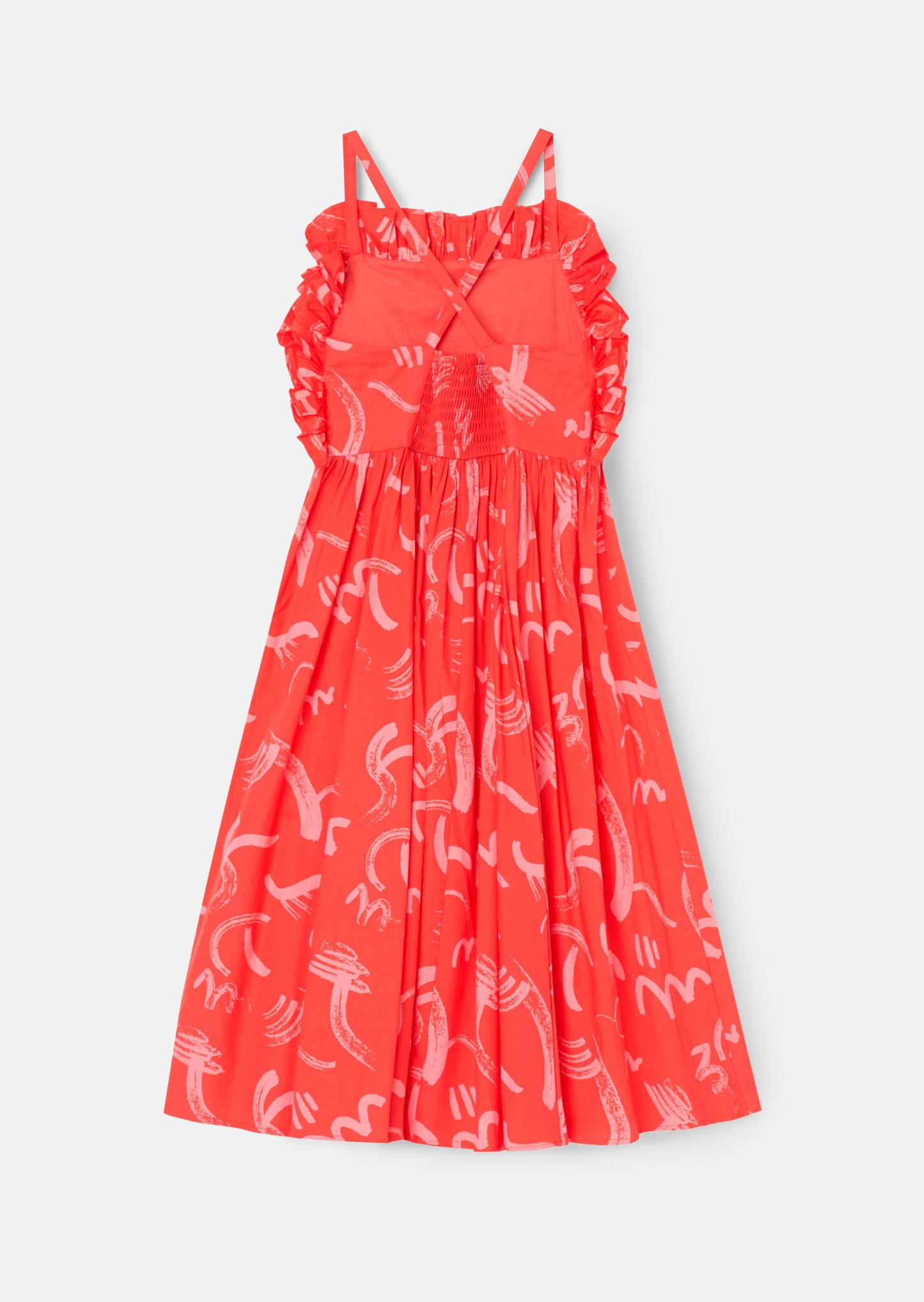 Evie Print Frill Swing Dress