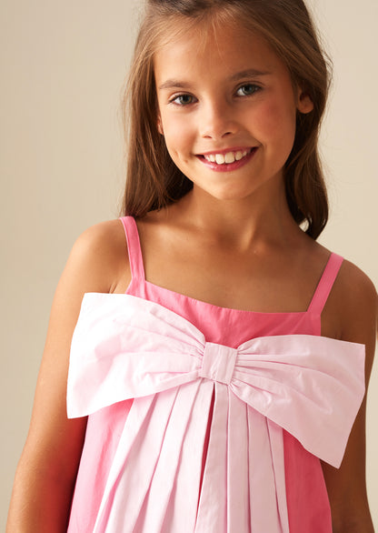 Libby Bow Pleat Dress