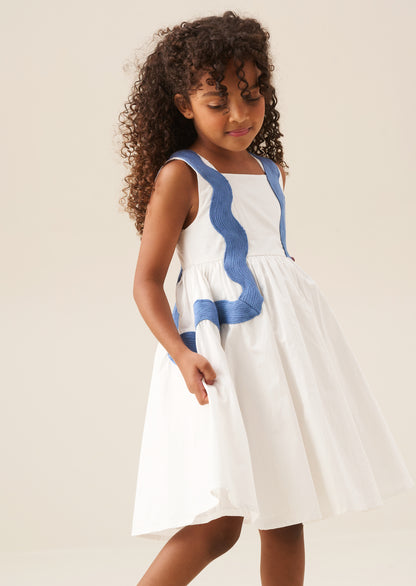Avery Ric Rac Panelled Dress