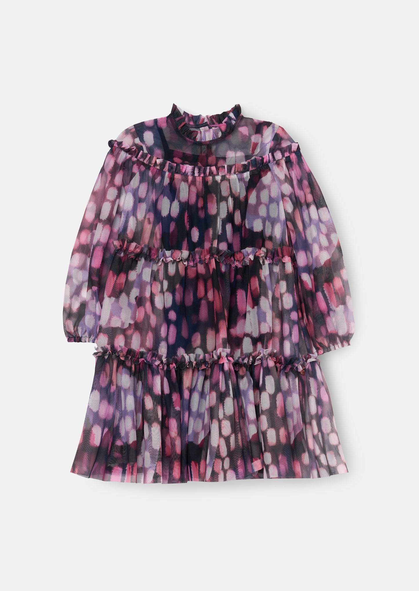 Cara Printed Swing Mesh Dress