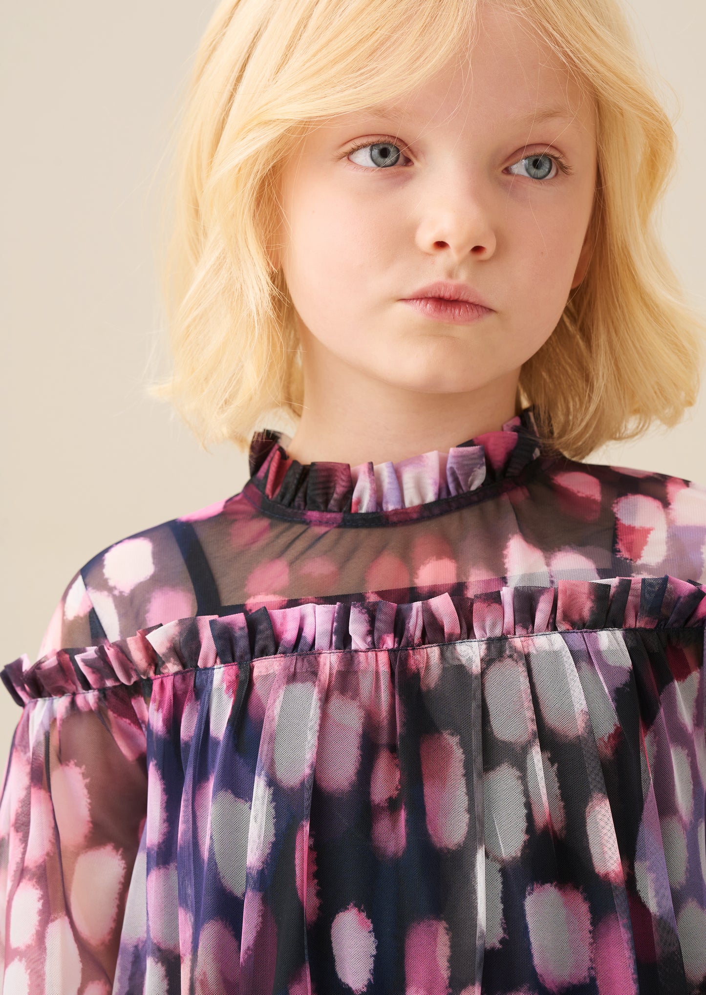 Cara Printed Swing Mesh Dress