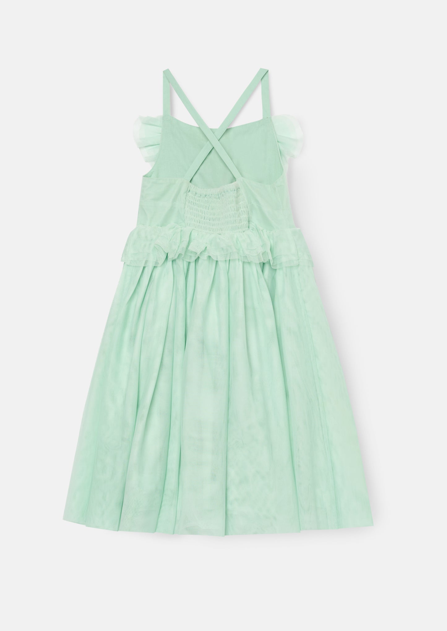 Liliah Mesh Frill Dress