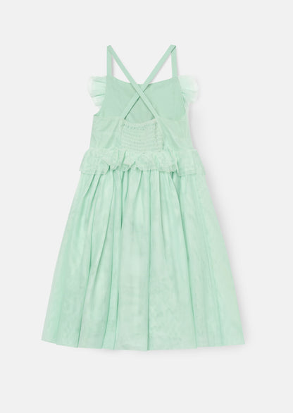 Liliah Mesh Frill Dress