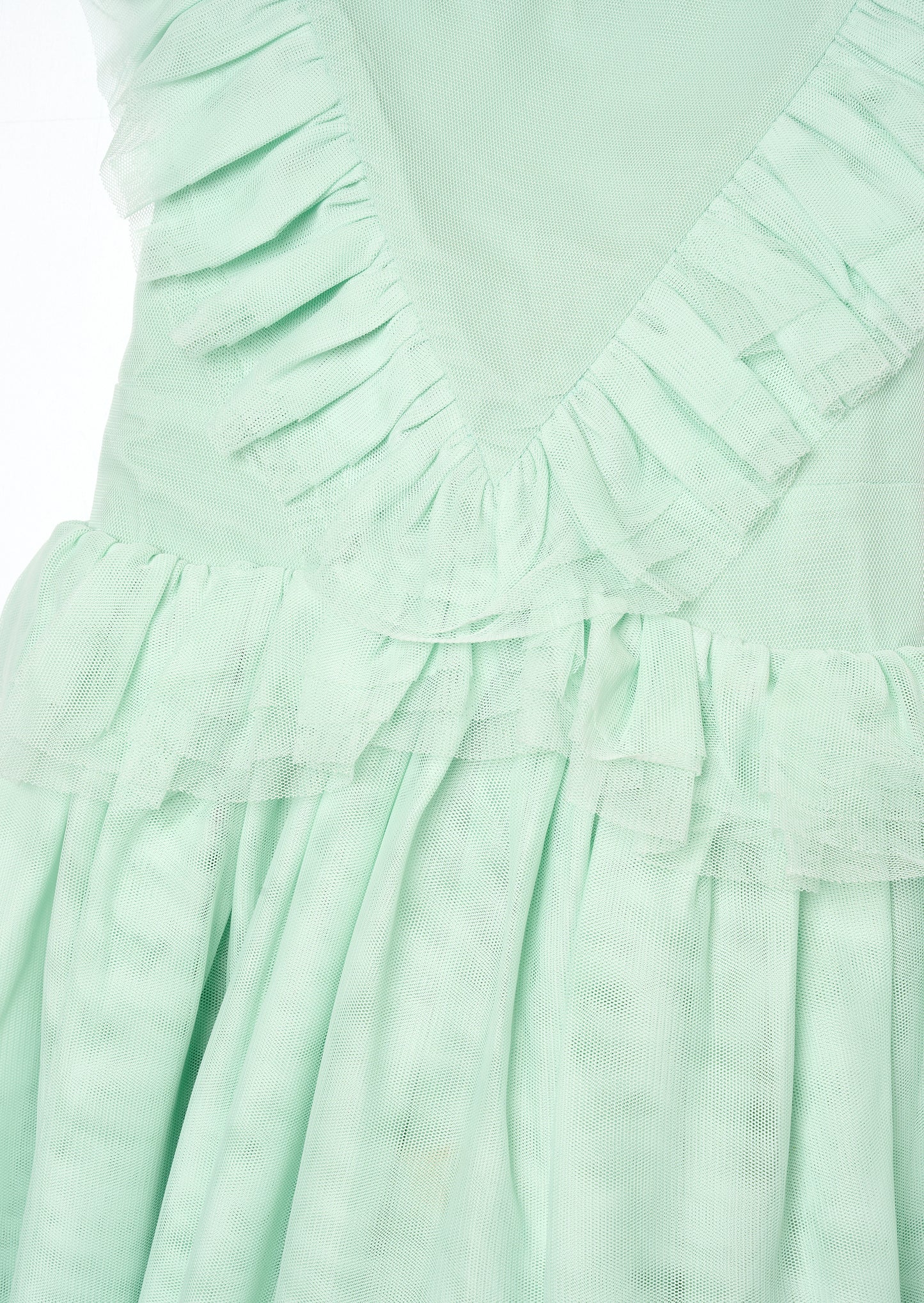 Liliah Mesh Frill Dress