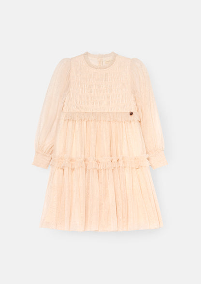 Willow Ivory Balloon Sleeve Boho Dress
