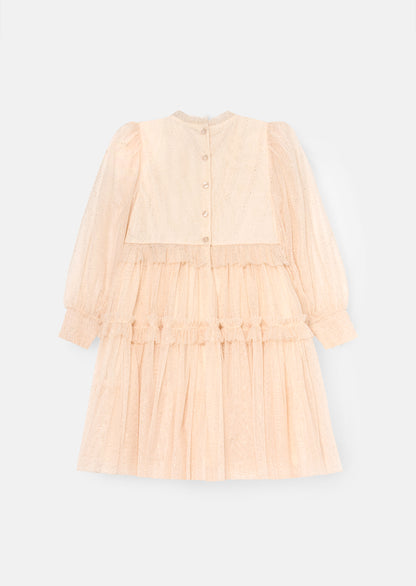 Willow Ivory Balloon Sleeve Boho Dress