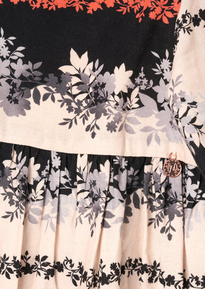 Reyna Multi Print Swing Dress