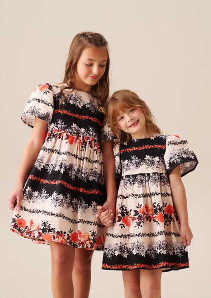 Reyna Multi Print Swing Dress