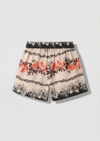 Brooke Print Linen Shorts